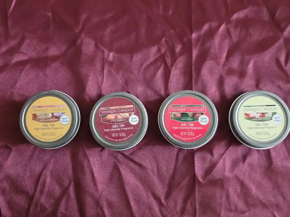 Yankee Candle Gel Tin High Intensity Fragrance Set of 4